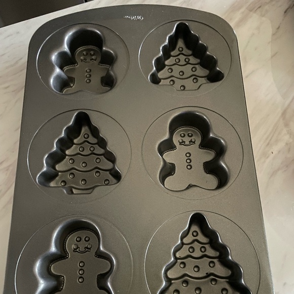 WILTON MINI GINGERBREAD/XMAS TREE CAKE MOLD - Picture 1 of 6
